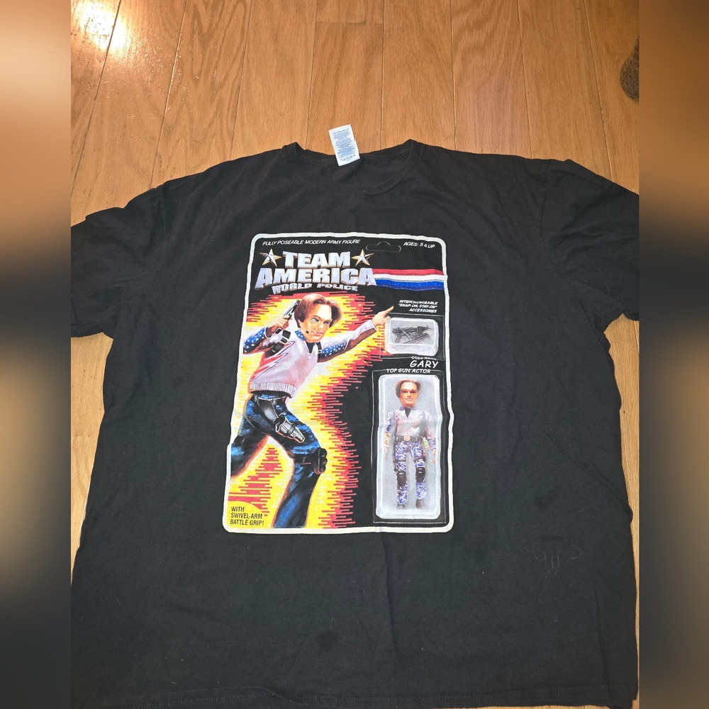 Team America Graphic T-Shirt Mens 2 XL